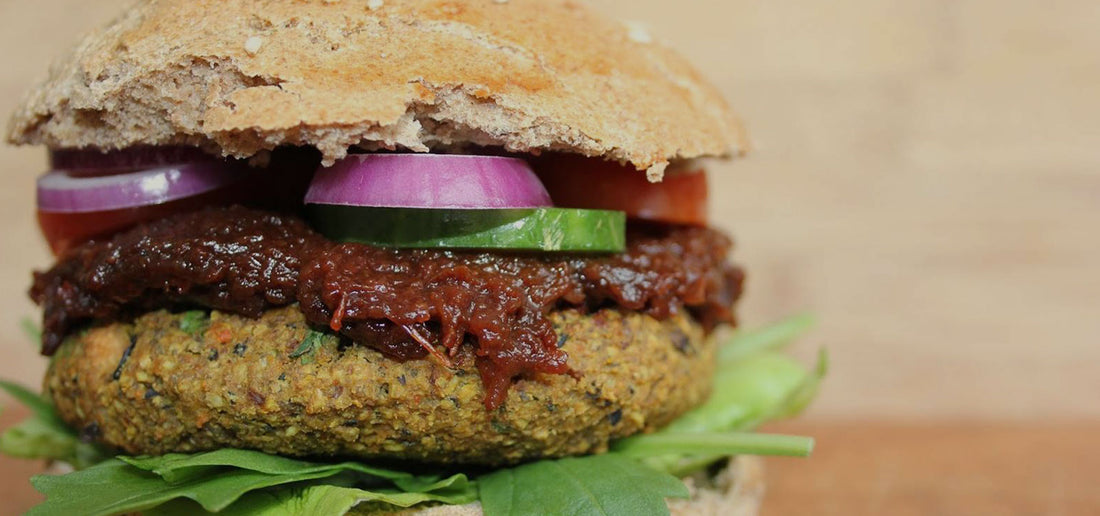 Sun Dried Tomato & Chickpea Burgers