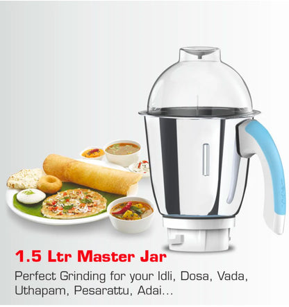 Vidiem SUPER BLUE 750 W Mixer Grinder with 4 Jars | Buy Mixer Grinder Online |  Vidiem Mixer Grinder