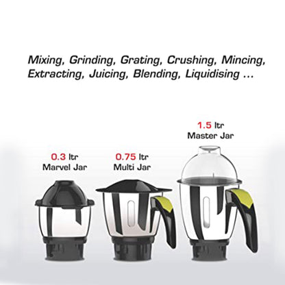 Buy Vidiem 3jar Eva-Citron Mixer Grinder 